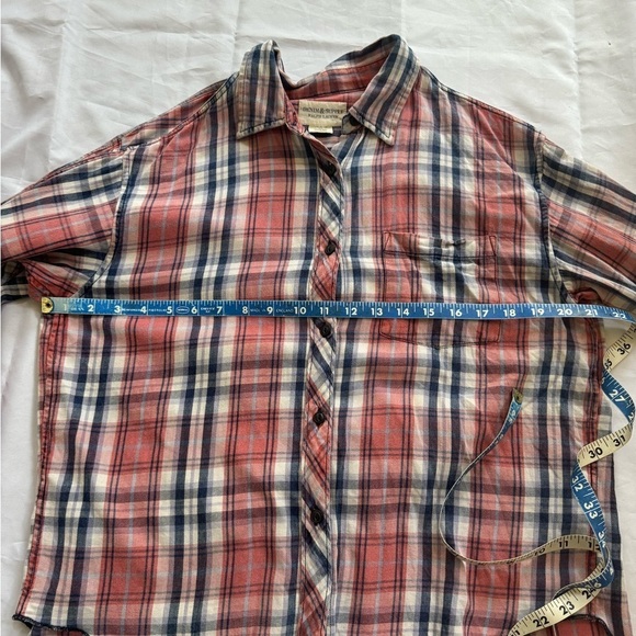 Denim & Supply Plaid Cold Shoulder Shirt - Picture 6 of 6